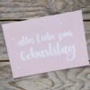 Postkarte A6 "alles Liebe zum Geburtstag" – Bild 2