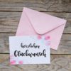 Postkarte A6 "herzlichen Glückwunsch" – Bild 3