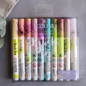 Ecoline Brush Pens 10 Stk. "Pastell"