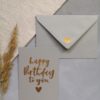 Faltkarte mit Umschlag "Happy Birthday to You" – Bild 6