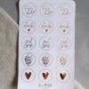 Stickerbogen-Set "Monoline" – Bild 3