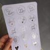 Stickerbogen-Set "Monoline" – Bild 4