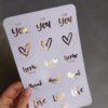 Stickerbogen-Set "Brushlettering" – Bild 4