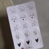 Stickerbogen-Set "Monoline" – Bild 5