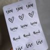 Stickerbogen-Set "Brushlettering" – Bild 5