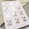 Stickerbogen-Set (verschiedene Motive) – Bild 7