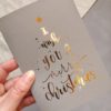 Faltkarte mit Umschlag "Merry Christmas" – Bild 2