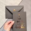 Faltkarte mit Umschlag "Merry Christmas" – Bild 4